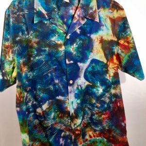 Tie Dye Hawaiian Shirt