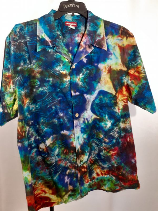 Tie Dye Hawaiian Shirt
